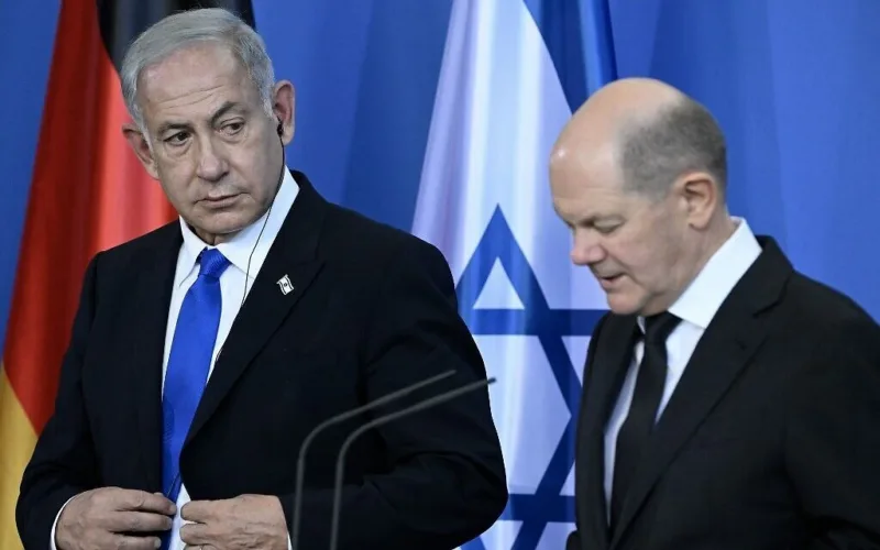 scholz i netanyahu