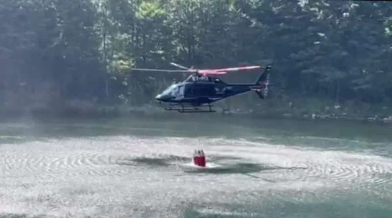 sutjeska pozar helikopter