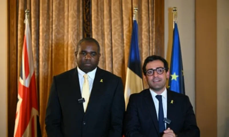 David Lammy i Stephane Sejourne