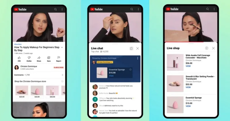 youtube i shopify