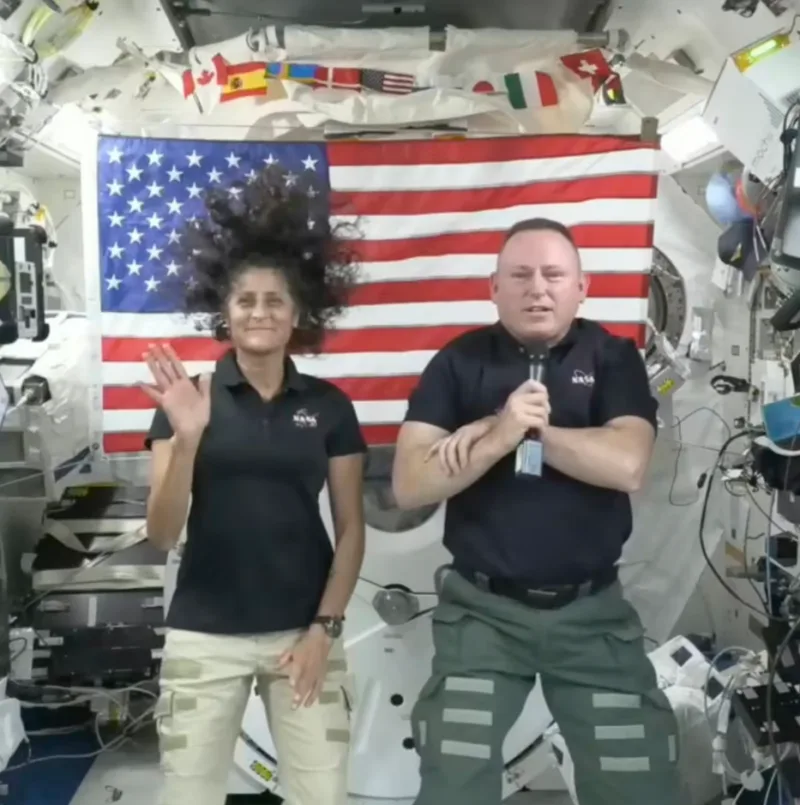 Sunita Suni Williams i Barry Butch Wilmore 2