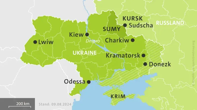 ukrajina, kursk