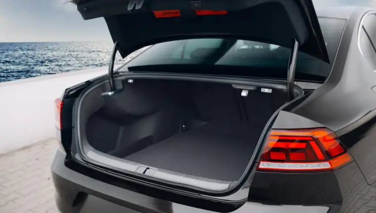 Modern,Sedan,Car,Open,Trunk.,Car,Boot,Is,Open