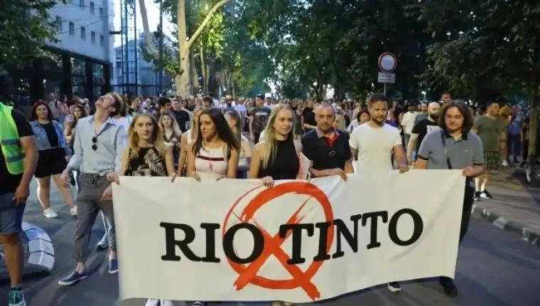 rio tinto protesti beograd