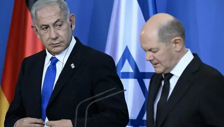 scholz i netanyahu