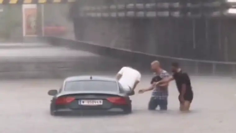 Beč, poplave