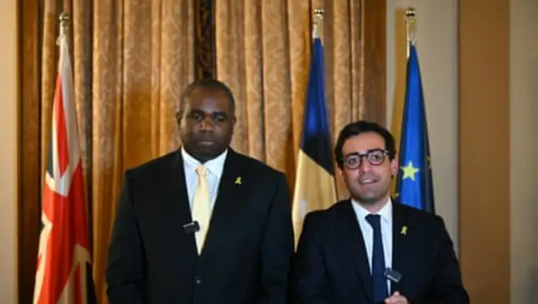 David Lammy i Stephane Sejourne