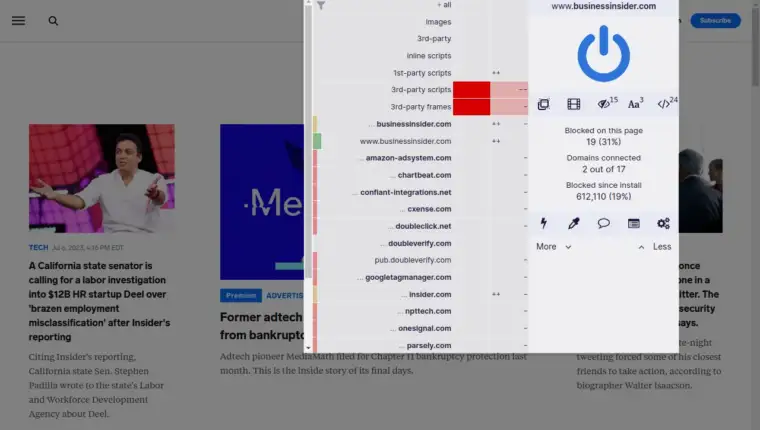 uBlock Origin chrome