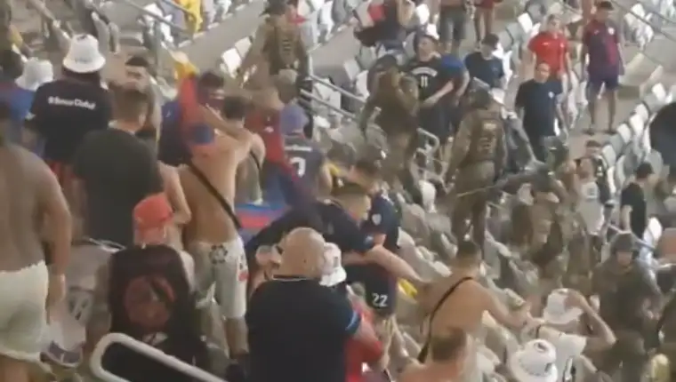 brazil utakmica neredi na tribinama