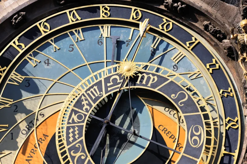 part of zodiacal clock