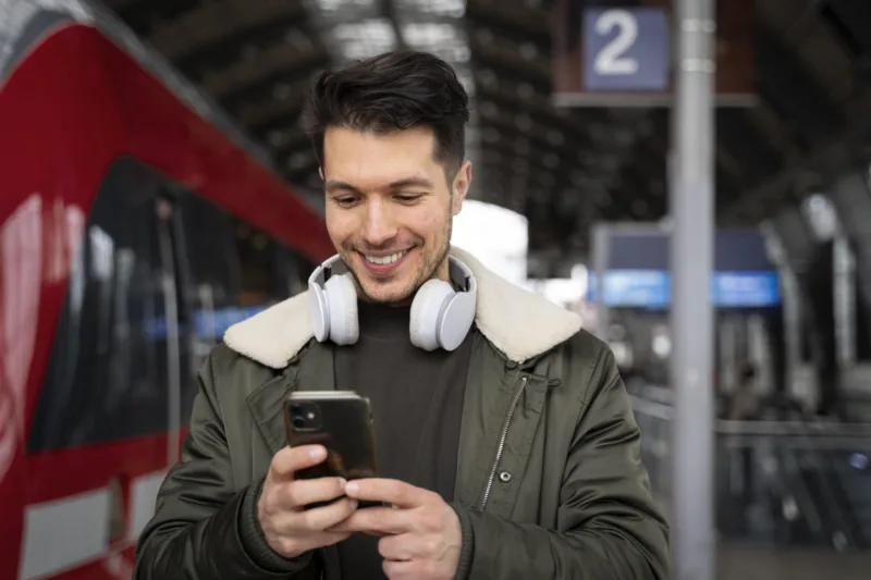 muskarac drzi mobitel Freepik