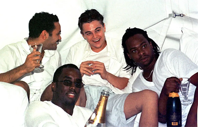 leonardo di caprio p diddy