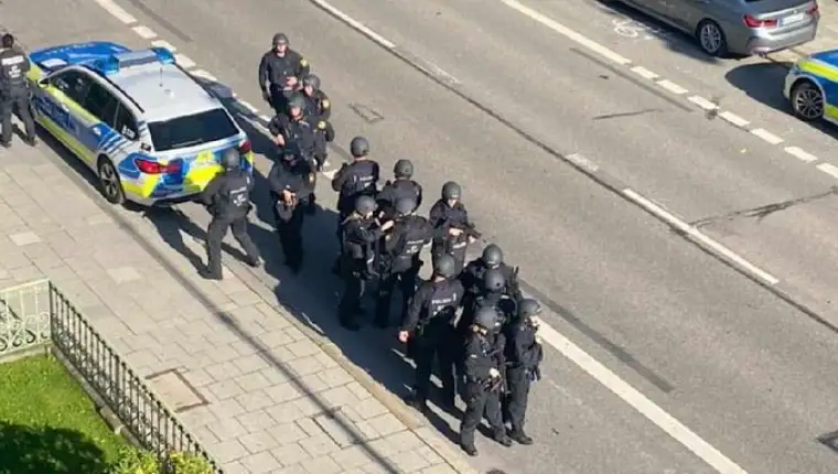 policija muchen napad