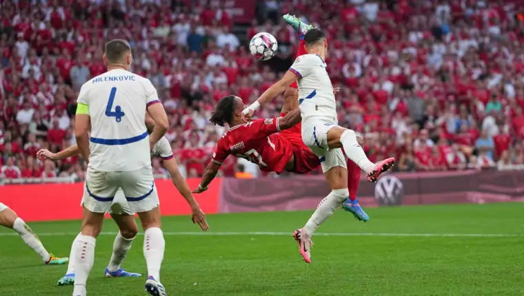 UEFA Nations League: Denmark vs Serbia, Copenhagen, USA - 08 Sep 2024