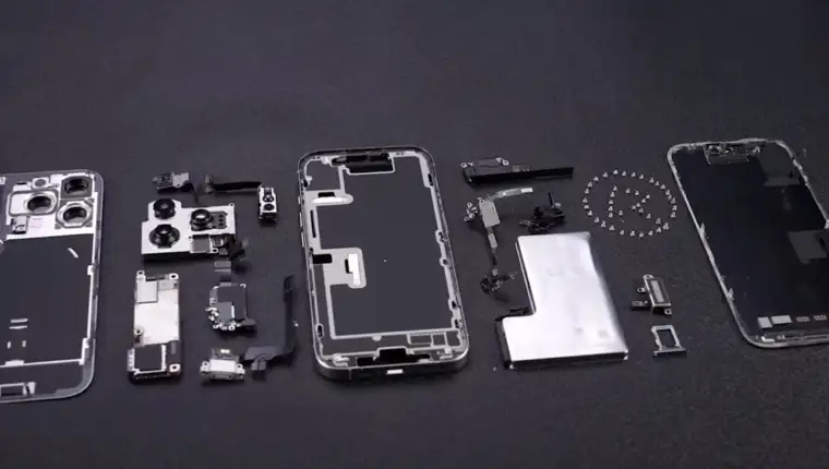 rastavljen iphone 16