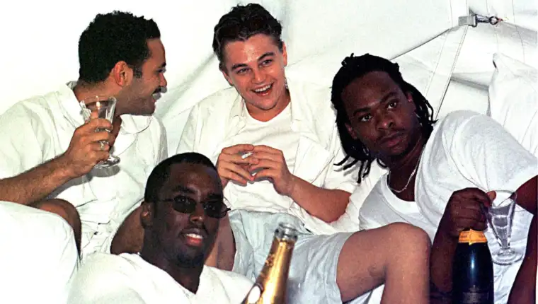 leonardo di caprio p diddy