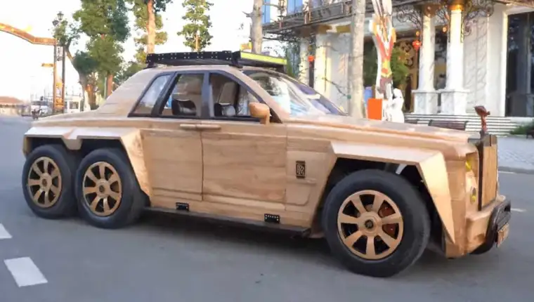 drveni auto