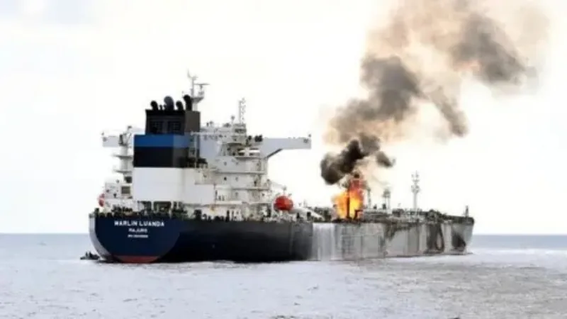 tanker huti napad