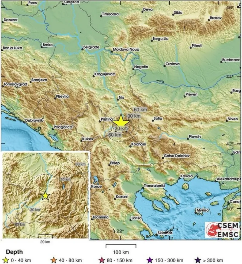 zemljotres srbija