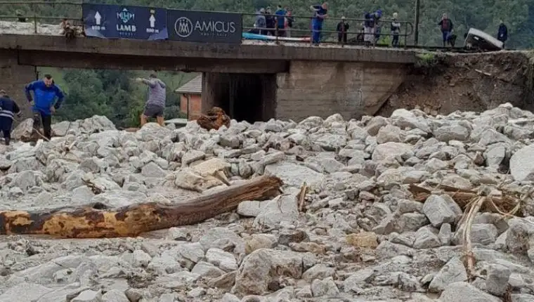 Jablanica: U tijeku evakuacija zaseoka u blizini mjesta Aleksin han
