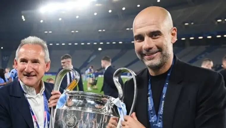 Txiki Begiristain i pep guardiola