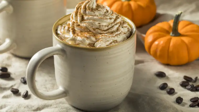 Sweet Autumn Pumpkin Spice Latte Coffee