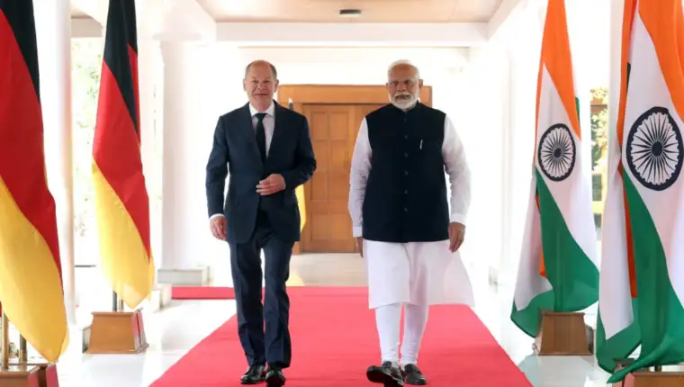 Olaf Scholz u indiji