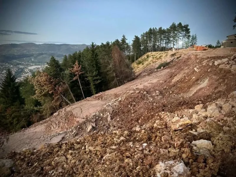 klizište širokača