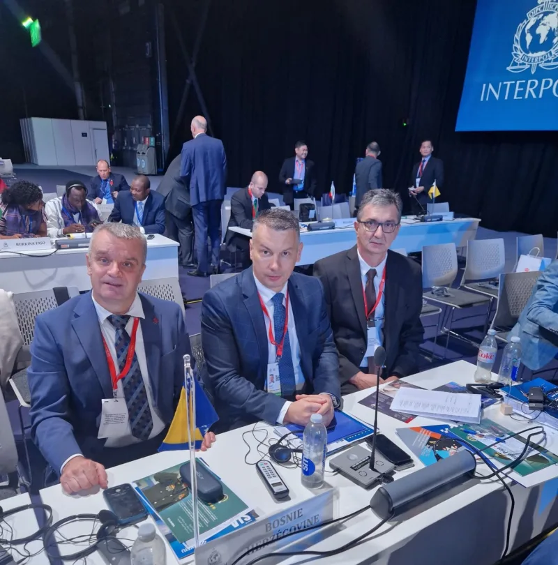 Ministar Nešić na Gen.skupštini INTERPOL-a u Glazgovu