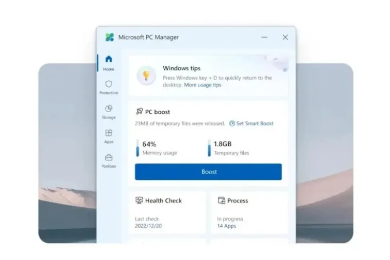 microsoft pc manager