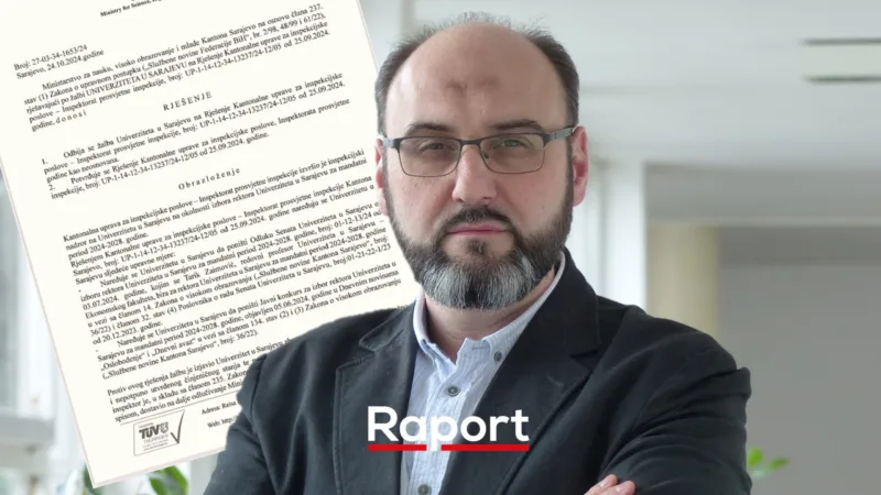 zaimovic rjesenje inspekcija raport