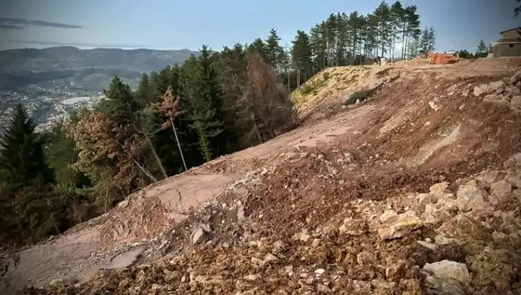 klizište širokača