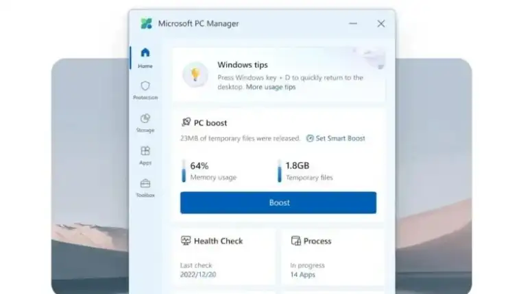 microsoft pc manager