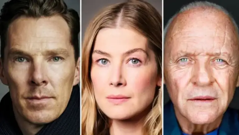 Benedict Cumberbatch Rosamund Pike i Anthony Hopkins