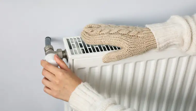 Heating season concept, providing heat in the house