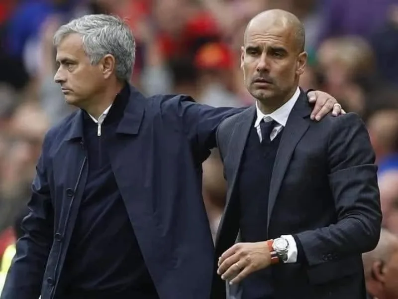 pep guardiola i jose mourinho