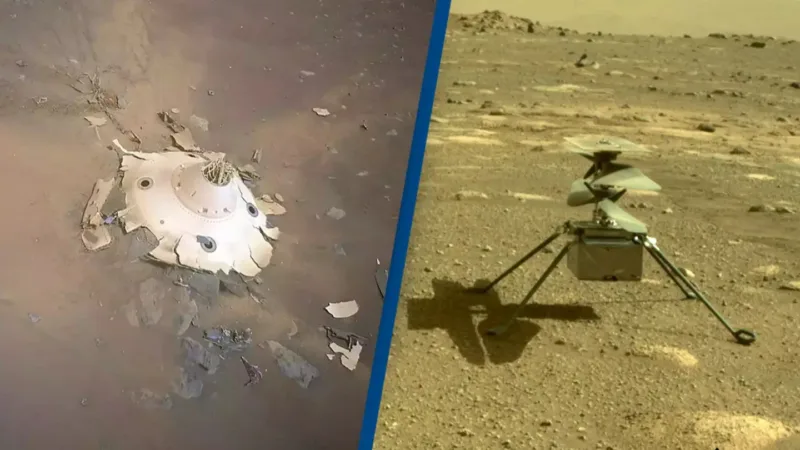 nasa helikopter mars