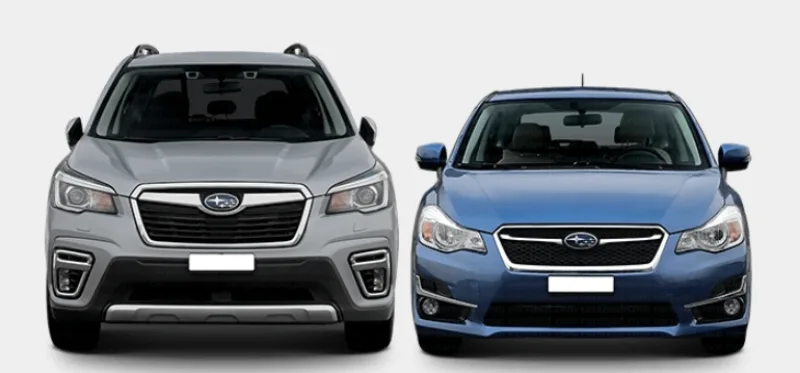 subaru forester i impreza