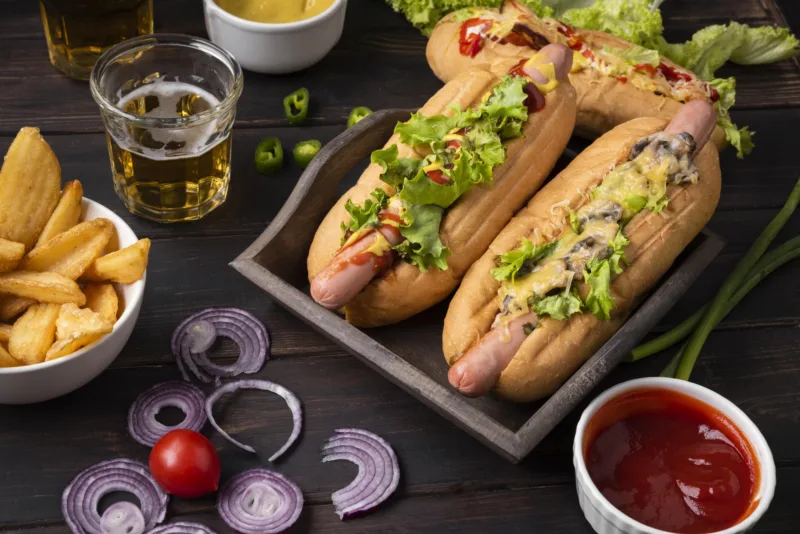 hot dog freepik