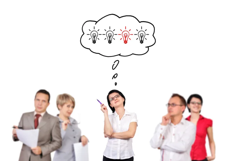businesspeople dreaming