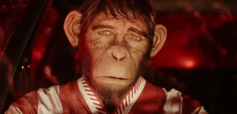 better man film robbie williams majmun