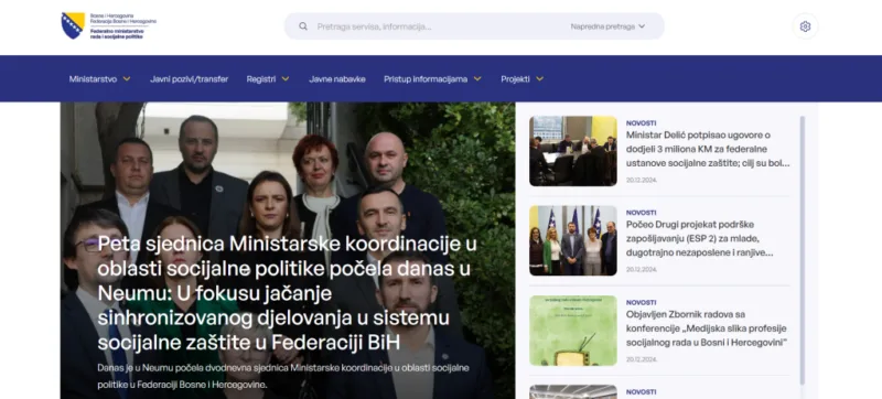 ministartvo novi web