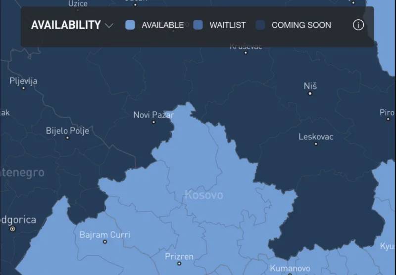 starlink kosovo