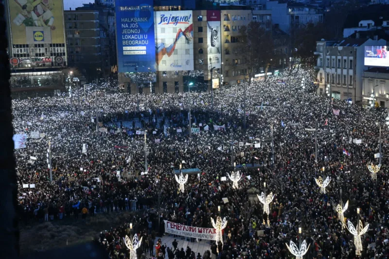 Slavija protest