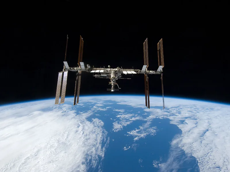 iss-seen-from-shuttle-discovery-2009