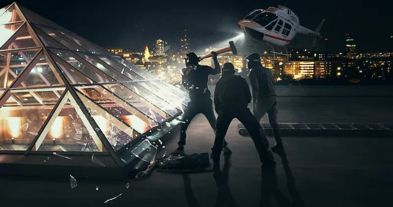 the helicopter heist serija netflix