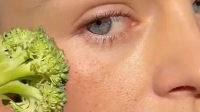 broccoli freckles šminkanje
