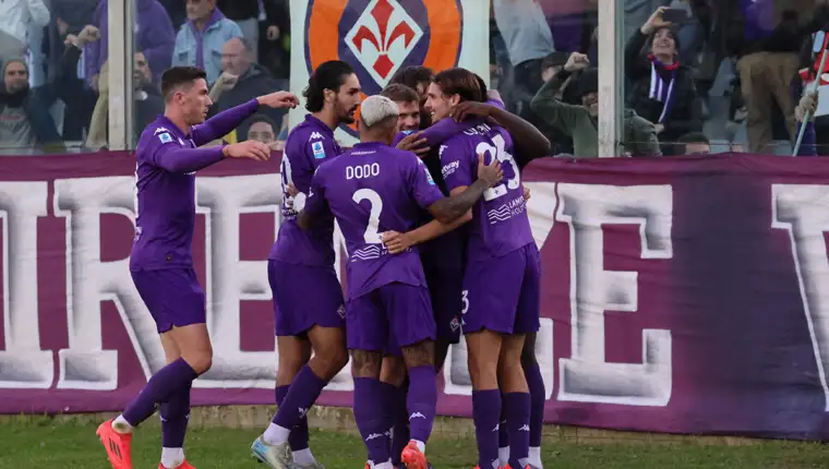 FIORENTINA - VERONA 10-11-2024  ESULTANZA DI KEAN  GALASSI SILVANO/SILPRESS