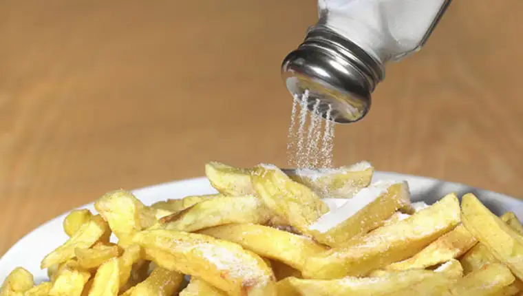 Too much salt on chips
