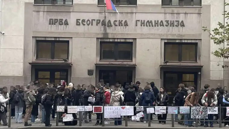 studenti protest
